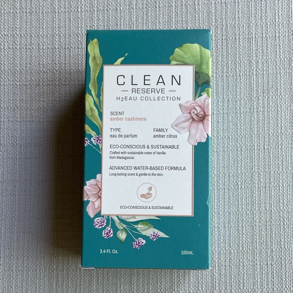 Clean Reserve H2EAU Collection - amber cashmere 3.4oz